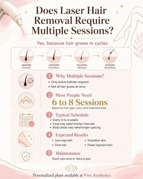 Does Laser Hair Removal Require Multiple Sessions